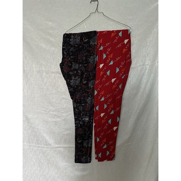 Lularoe 2 Pair Of Tall & curvy Leggings, Soft And Buttery Leggings, Blue & Red - Picture 1 of 5